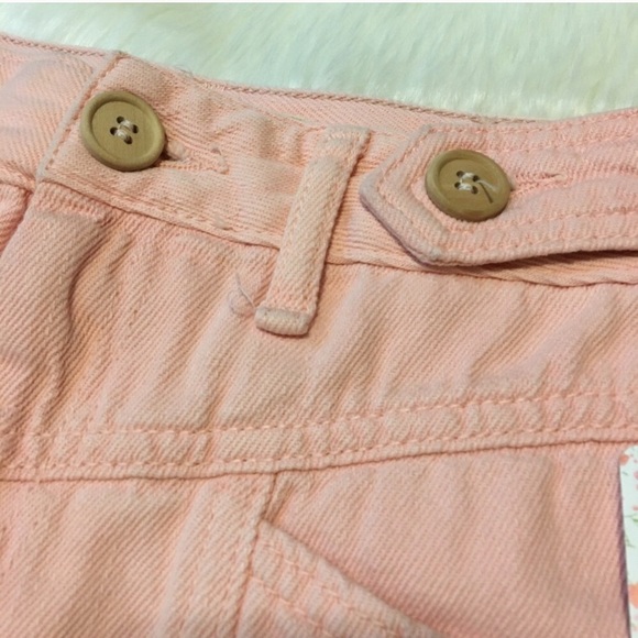 We The Free | NWT Free People Soft Pink City of Lights High Rise Jeans - Picture 8 of 14